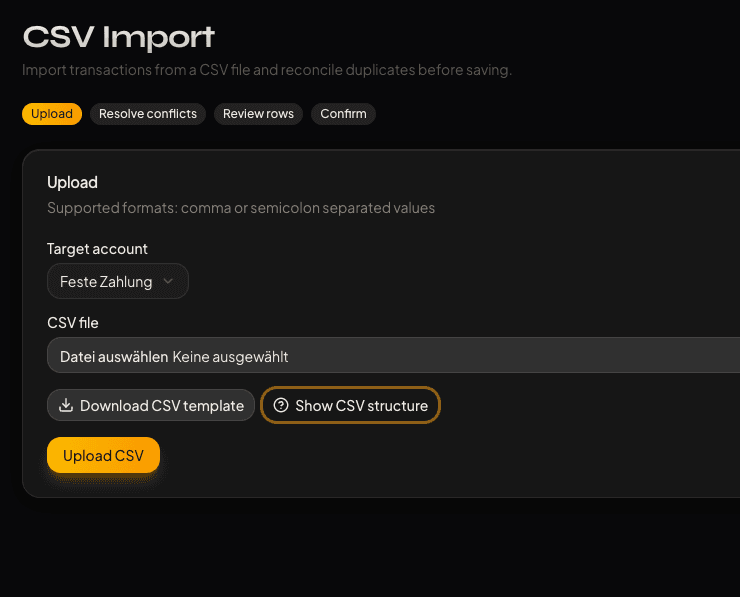 CSV Import