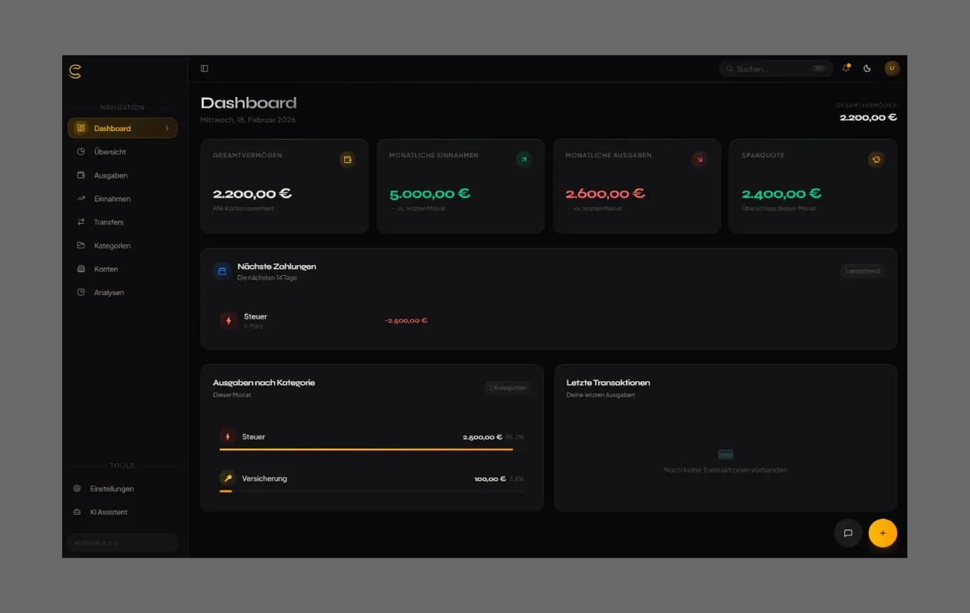Dashboard Overview